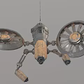 Attack UAV Armed UAV Unmanned Aerial Vehicle Military UAV Future High-tech Low Face Number Low Model Simple Model Game Film and Television Level 3d model