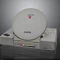 ANOS Retro Gaming Console With Circular Top Cover Colorful Logo And AV Ports
