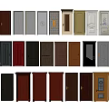 Assorted Hinged Doors In Various Colors With Classic And Modern Designs
