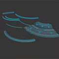 Model Train Tracks with Curved Rail Sections for Railway Layout Design