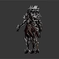 Three Futuristic Game Movie Characters With Silver Spiked Armor Standing Hand In Hand