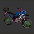 Motorcycle Two-wheeled Motorcycle Cross-country Motorcycle Road Race Motorcycle Motor Vehicle Transport 3d model