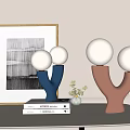 Modern table lamp 3d model