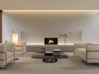 Modern Cassina living room model