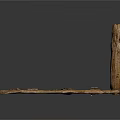 Wooden And Stone Pieces In Various Shapes And Sizes Neatly Displayed On Gray Background