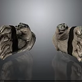 Leather Hand Protectors With Black Straps For Daily Living Essentials