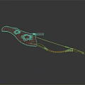 Traditional Handmade Wooden Bow with Intricate Carved Patterns as Hunting Weapon