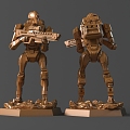 Future Artificial Intelligence Mechanical Soldier 3d model