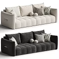 Stylish Sectional Sofa Designs In Green Grey And Gradient Tones With Decorative Pillows And Balls
