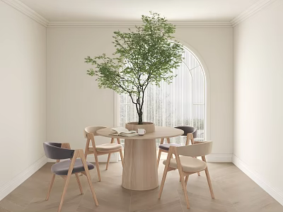 Modern Table and Chair Combination Leisure Table and Chair Leisure Area Negotiation Area Reception Area 3d model