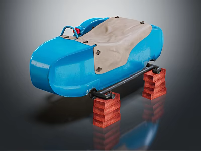 Modern toy car cross-bucket 3d model
