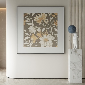 Quiet decorative painting 3d model