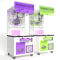Colorful Doraine Clock Claw Machines With Playful Design As Fun Play Equipment