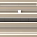 Different Air Conditioner Vent Designs With Grille Patterns And Color Options