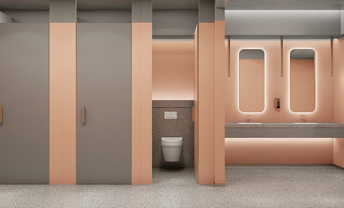 Modern toilet 3d model