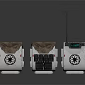 Smart Machines With White Exterior Black Logo Antenna And Digital
