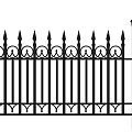 Various Decorative Iron Fence Designs With Intricate Patterns And Styles 3d model