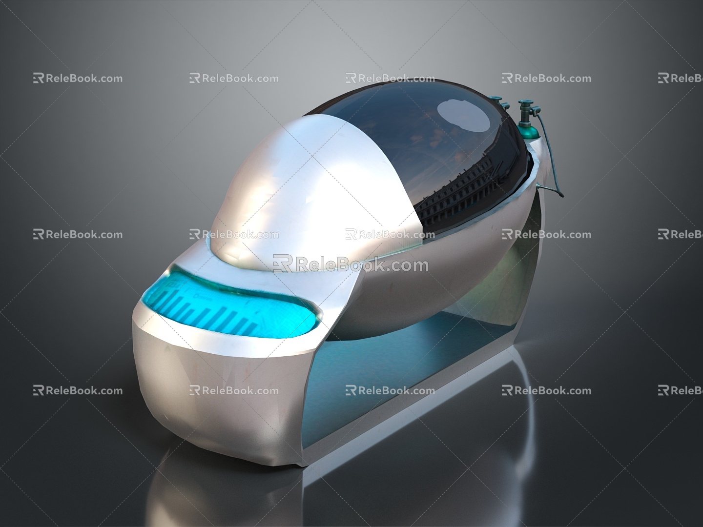 Sci-fi Table Frozen Bed Sci-fi Medical Bed Healing Bed Treatment Bed High-tech Bed High-tech Medical Bed 3d model