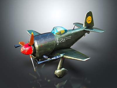 modern fighter aircraft 3d model