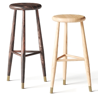 Modern Bar Stool Bar Chair 3d model