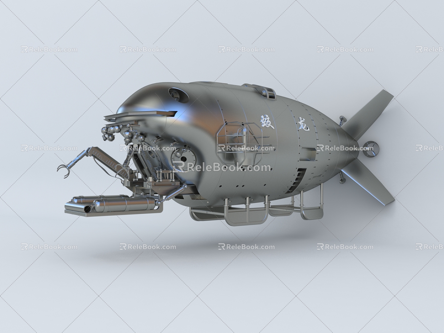 Modern Submarine 3d model