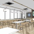 KAKAO FRIENDS Cafe Interior Design With Glass Entrance And Display Shelves
