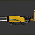 Yellow Black Tracked Drilling Equipment With Dual Drill Arms And Crawler Base