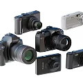 Modern Camera Combination 3d model