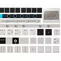 Modern Switch Panels With Various Styles Different Colors And Functional Designs For Home 3d model