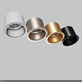 Modern Decorative Downlights For Home In White Light Gray Gold And Black Colors