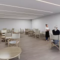 Modern Meeting Room Table And Chair Set For Discussion With People