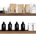 Food packaging with bottle laminate 3d model