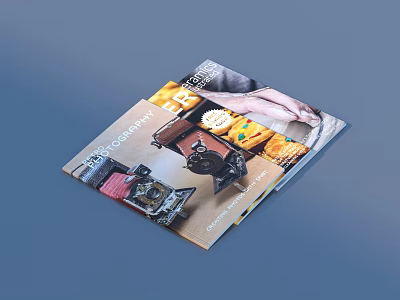 Cooking Magazine with Delicious Food Images Recipes and Vibrant Cover Design 3d model