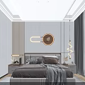 Modern Living and Dining Room Interior With Open Layout Sofa Coffee Table TV Wall Marble Lighting