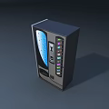 Public Vending Machine With Digital Display Screen And Colorful Selection Buttons For Convenient Access