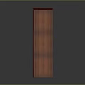 Traditional Red Wooden Bookcase With Golden Decorations Detailed Carved Patterns And Storage Drawers