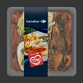 Carrefour Ready to Cook Pizza in Plastic Container Packaging With Fresh Ingredients