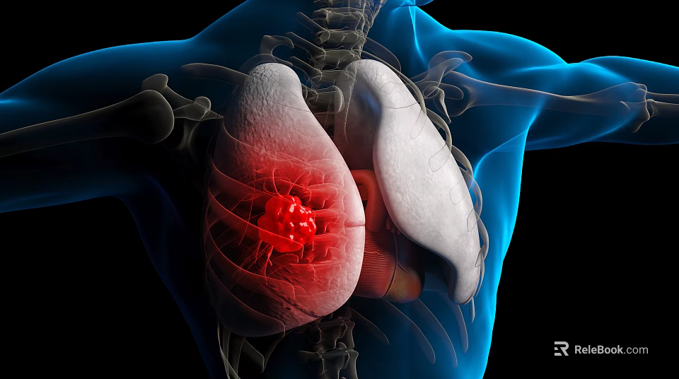 Advanced Medical Device for Lung Tumor Detection with 3D Visualization of Lung and Skeletal Structure 3d model 