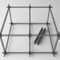 Industrial Equipment Metal Frame Structural Support Grid Design for Heavy Duty Use