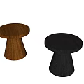 Modern side table corner table round side table stool 3d model