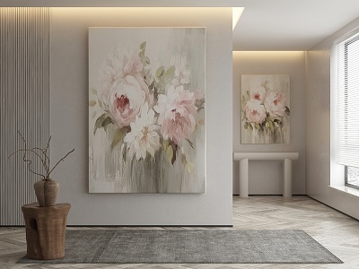 modern decorative painting 3d model