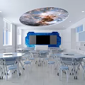 Science Classroom 3d model