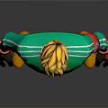 Game Movie Character In Green Goalkeeper Uniform With Blonde Hair And Captain Armband