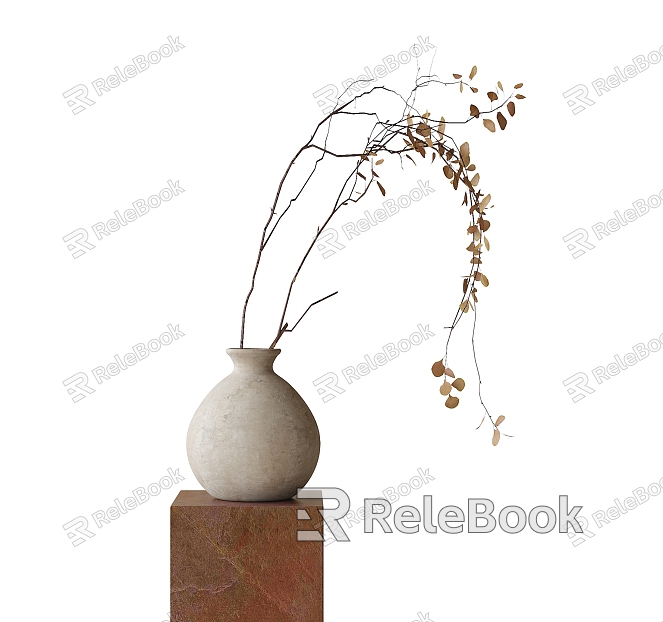 Vase Flower Art model