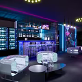 Cyberpunk Bar 3d model