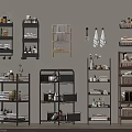Versatile Storage Shelving Units in Modern Design with Baskets Hooks and Wheels for Home Organization