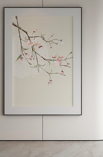 New Chinese Decorative Painting 3d model