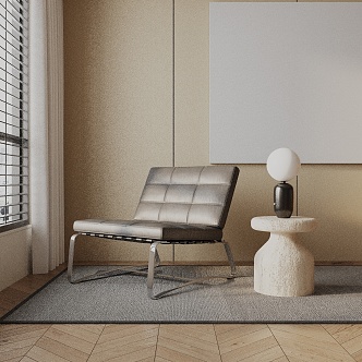 modern leisure chair 3d model