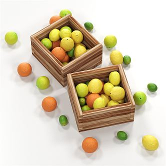 Modern fruit 3d model