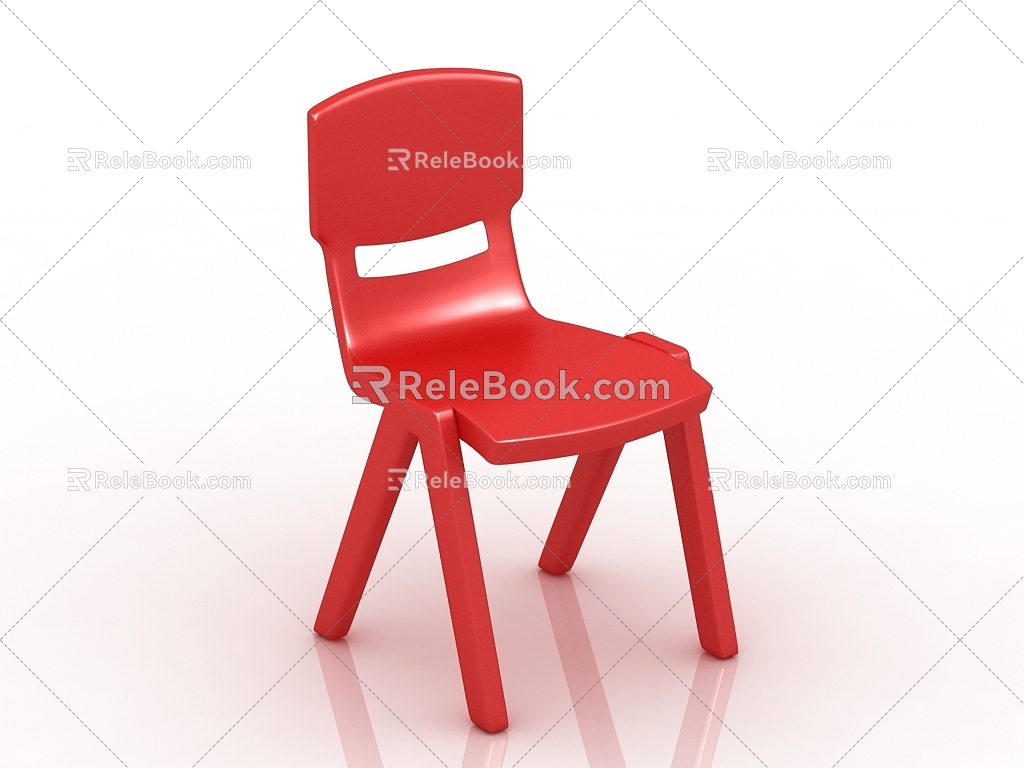 Jane European Children's Chair 3d model